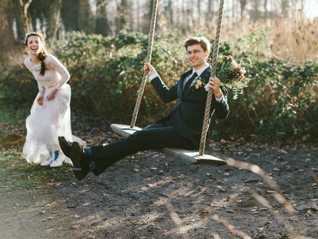 Boho elopement wedding Denmark - Meghan and Bozidar