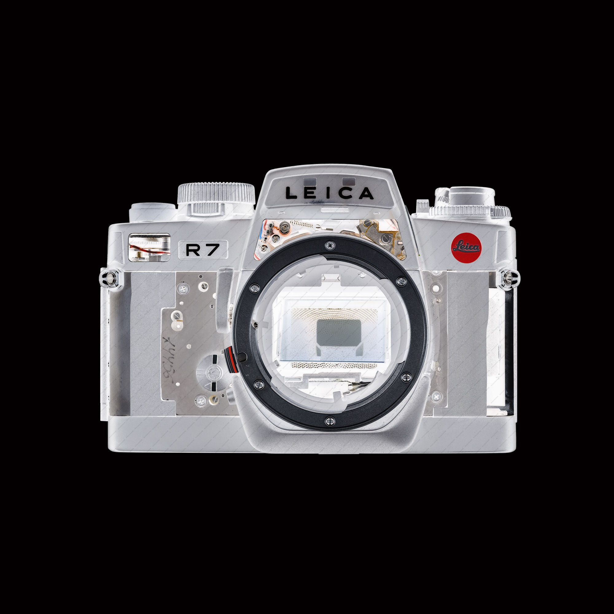 Leica R7 Cutaway Inverse Print