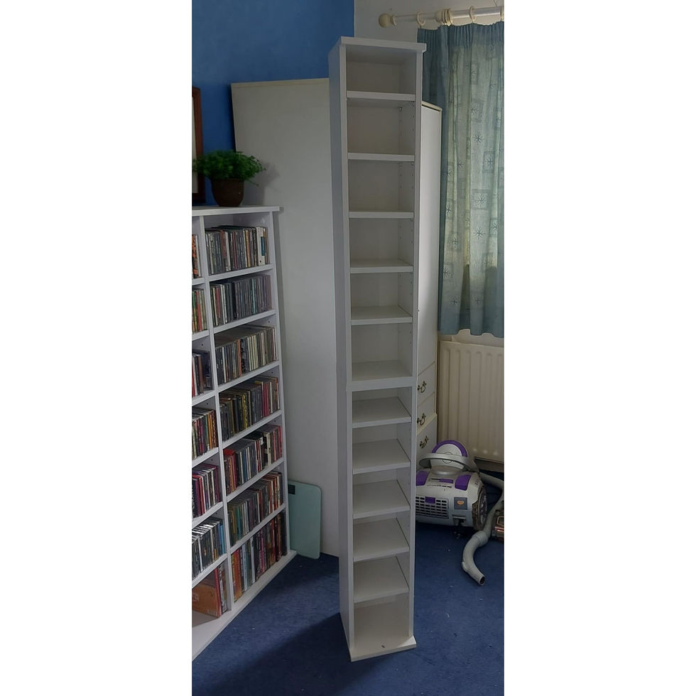 Built this CD rack and the one behind it