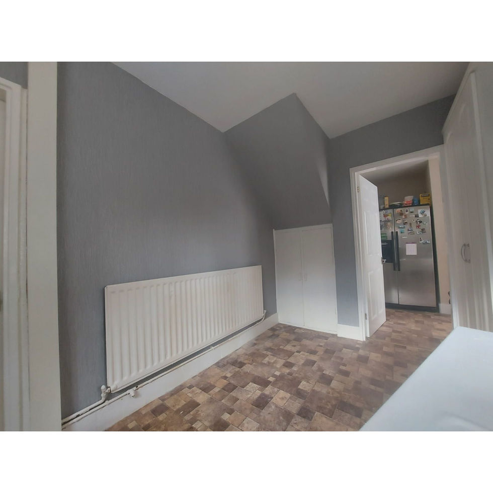 Kitchen stripped and re-wallpapered