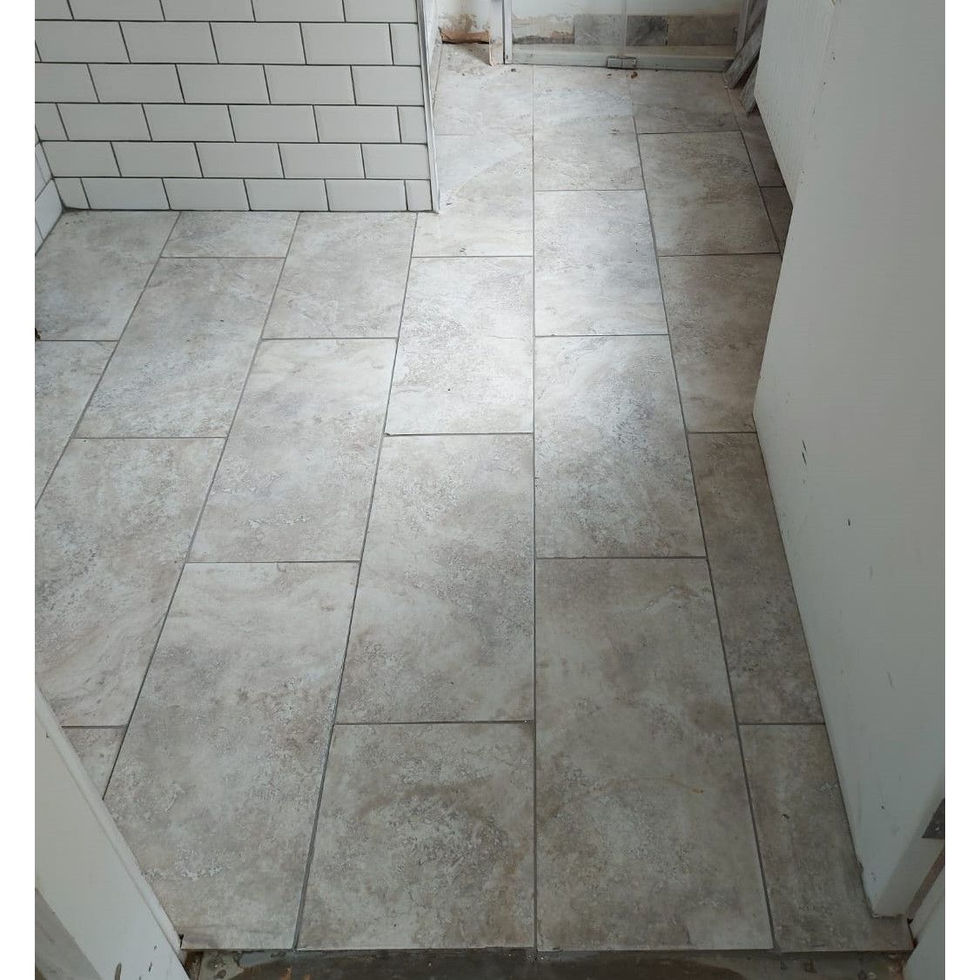 A number of thse tiles were missing/cracked, so I was asked to fix