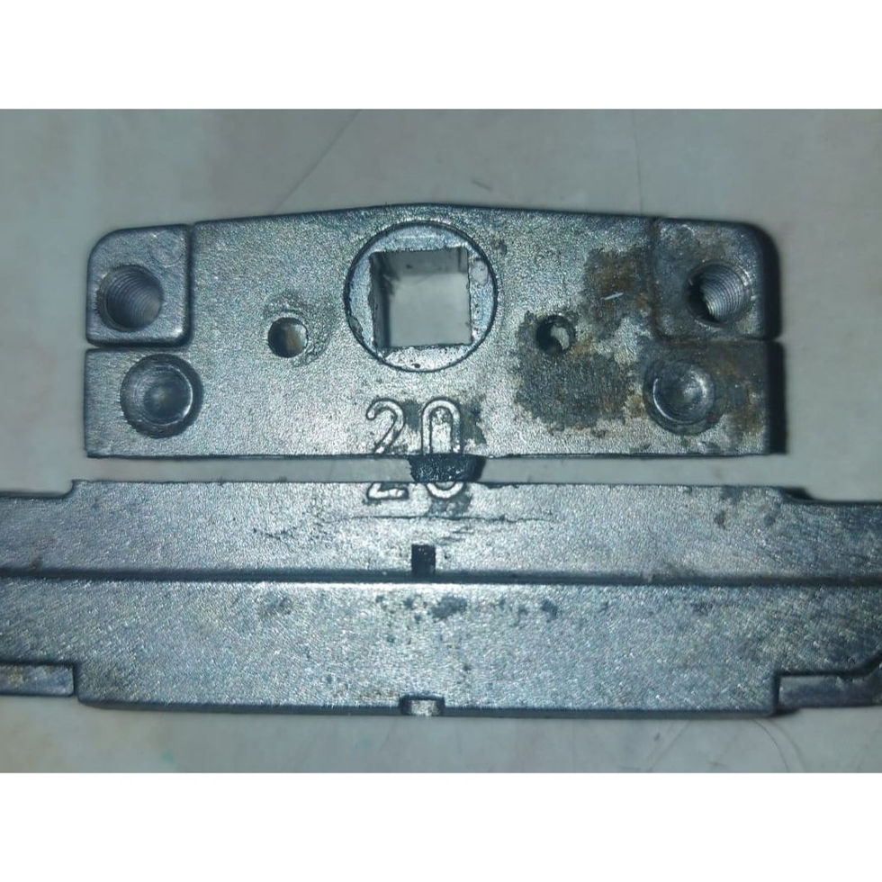 Old lock sheared off