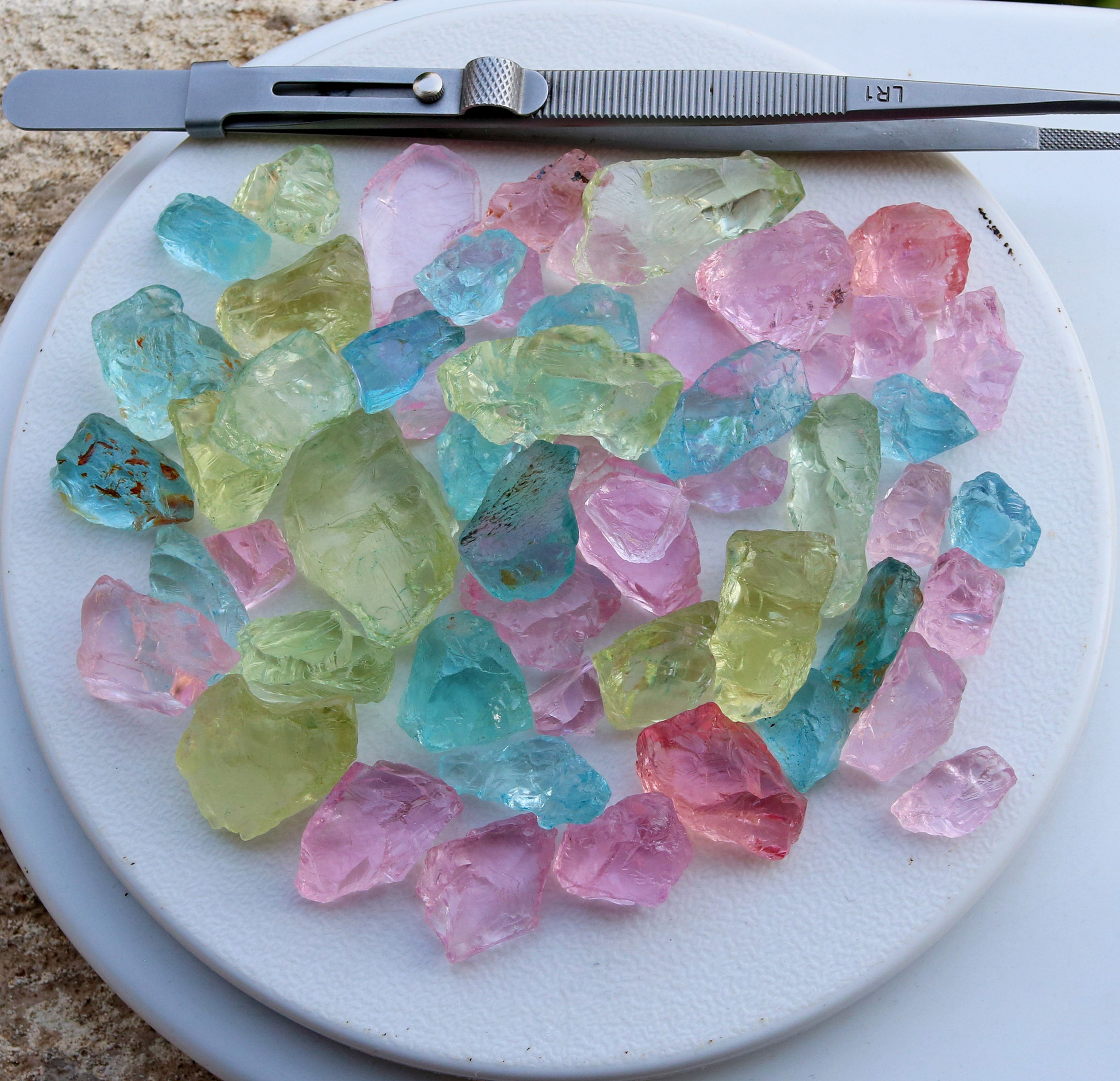 250GM SUPER CLEAN MIXED BERYL PARCEL