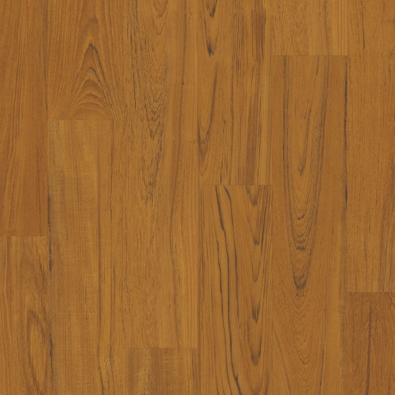 Thumbnail: Medium Brown Teak - Quickstep Classic Hydro 8mm Laminate Flooring