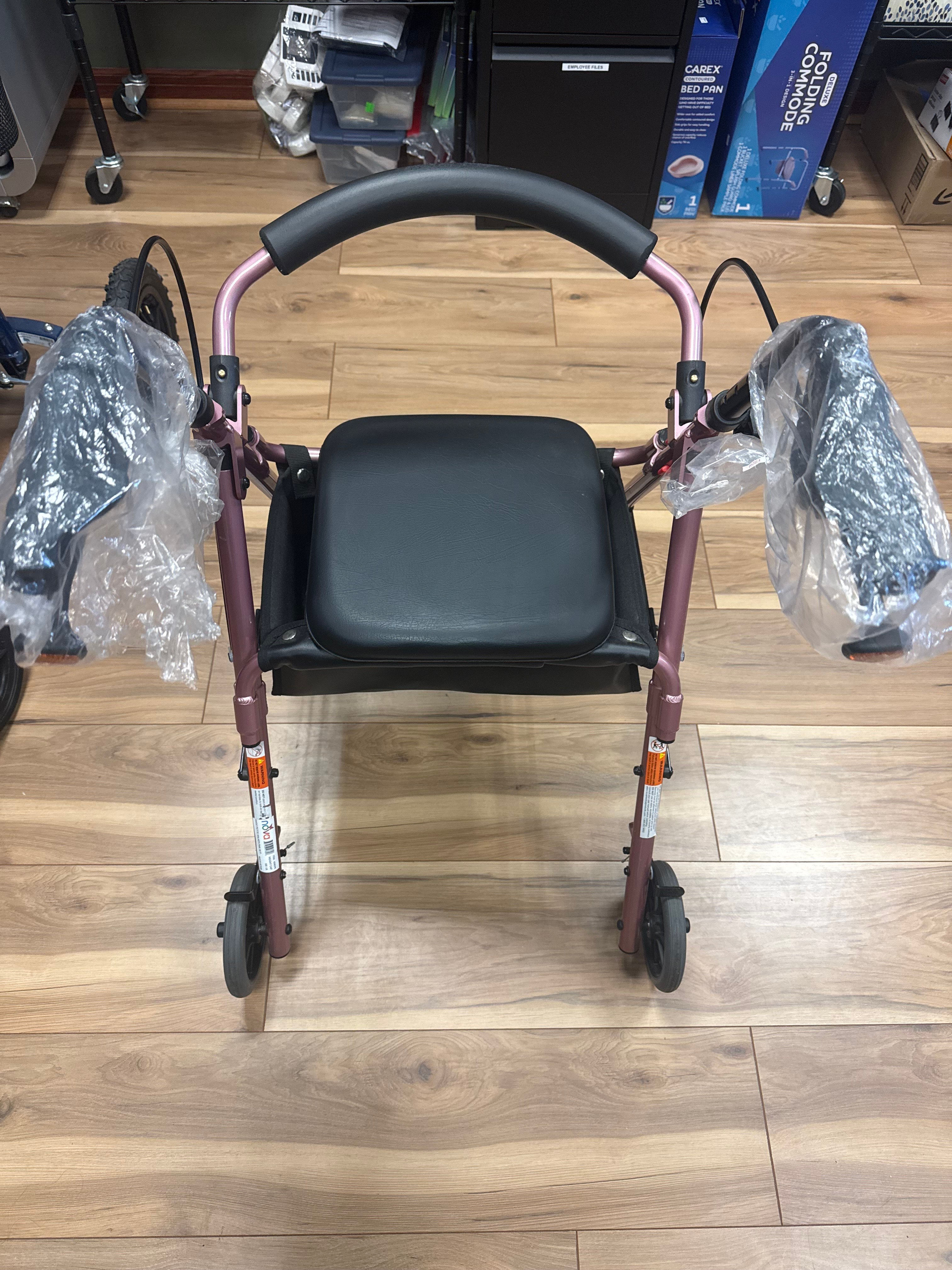 Ходунки-роллаторы складные Nova с сиденьем