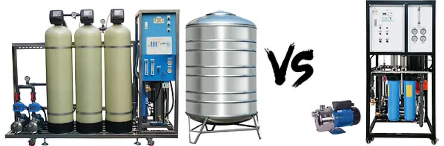 Conventional RO system vs HERO 6000 system