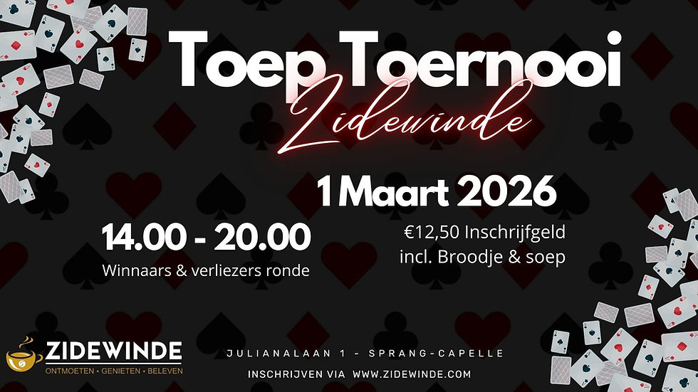 Toep toernooi Zidewinde