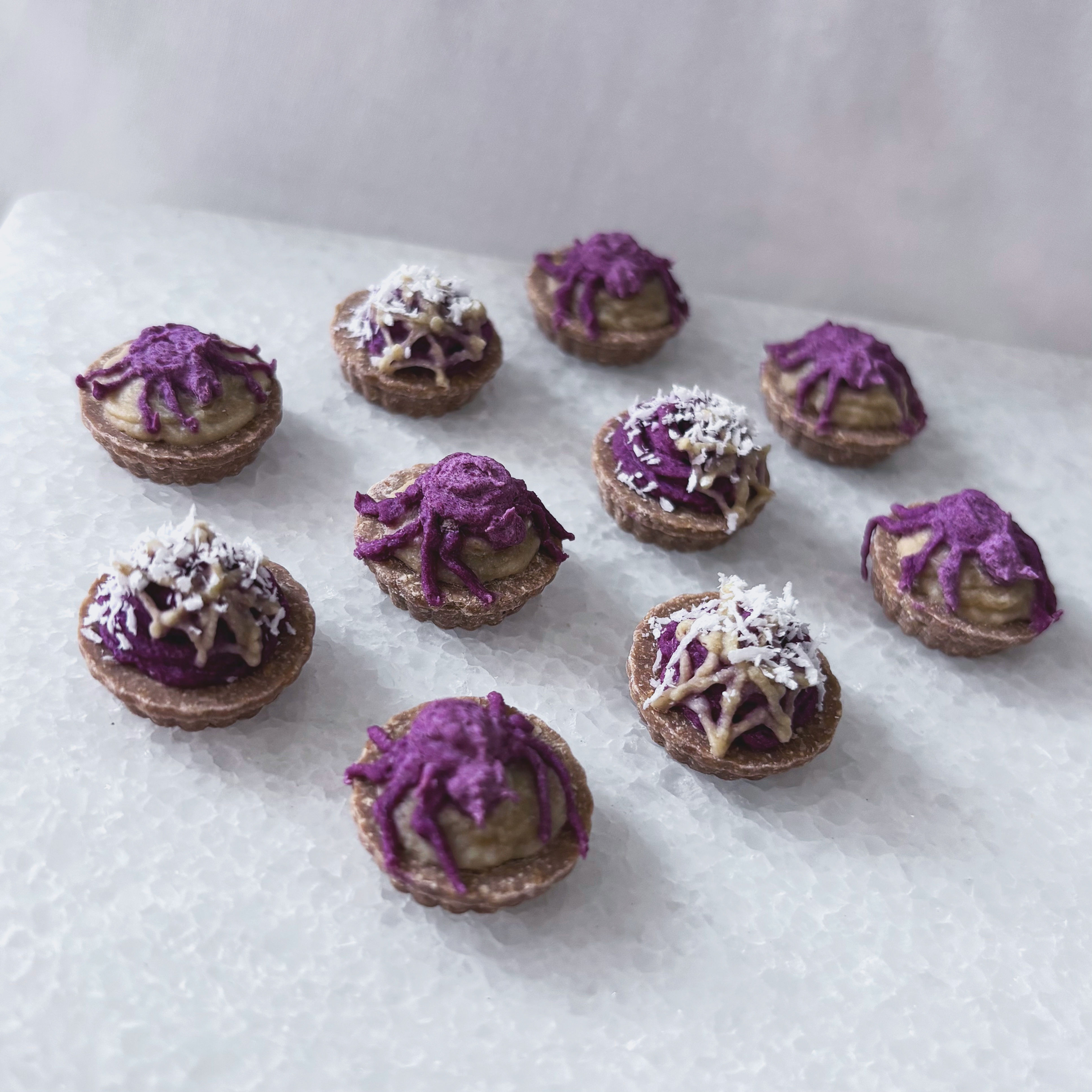 Spooky Mont Blanc Tartlets