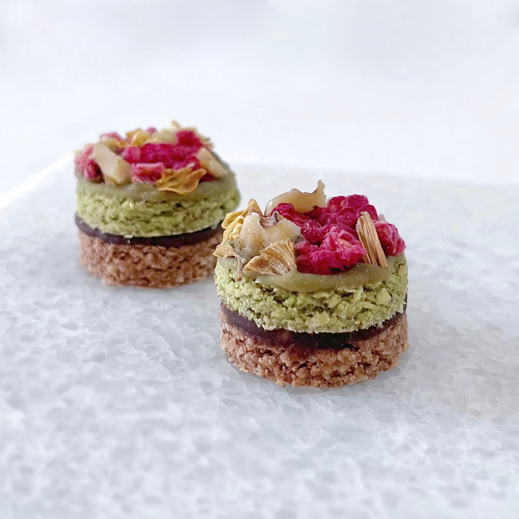 Taffy's 4th Anniversary Maccha Rocher Cake