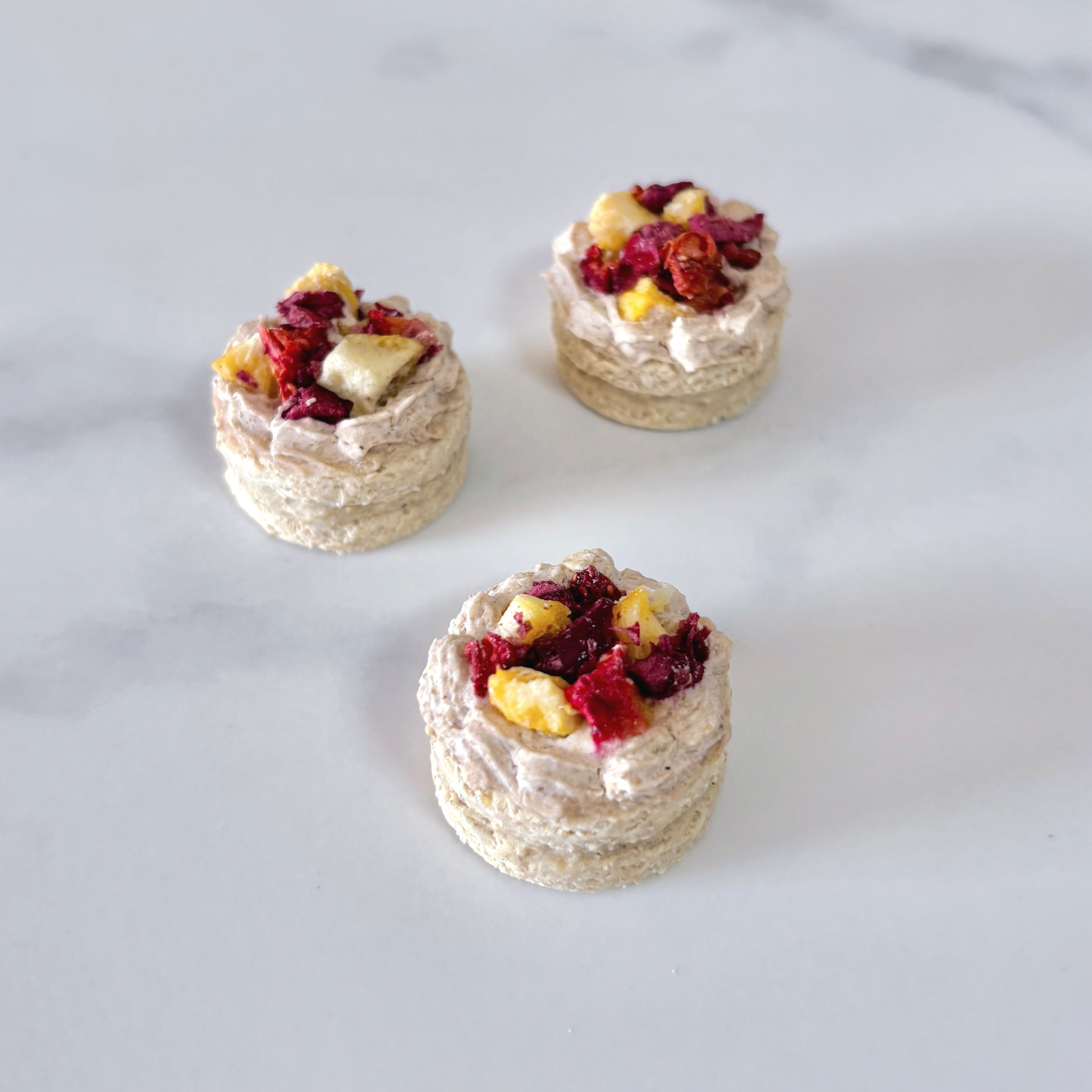 Floral Peach Shortcake