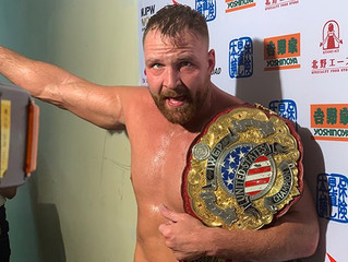 Jon Moxley Wins IWGP US Title ( new Finisher "DEATH RIDER"