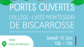 Journées Portes Ouvertes 2026 !