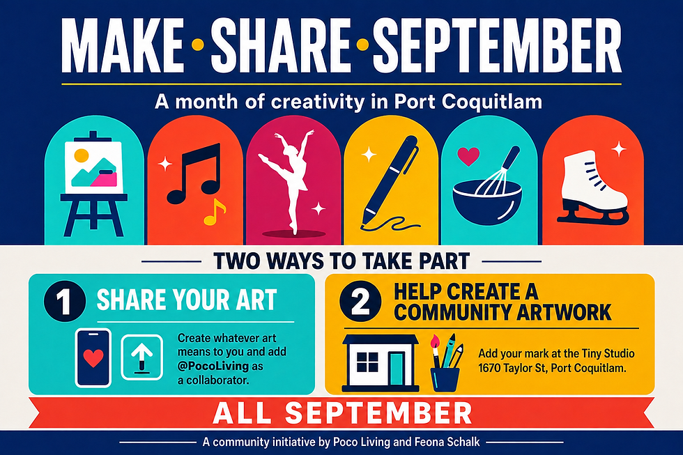 Make Share September community art initiative in Port Coquitlam