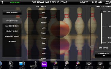 DFX Control Panel Screenshot