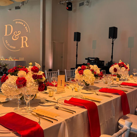 wedding gobo lighting