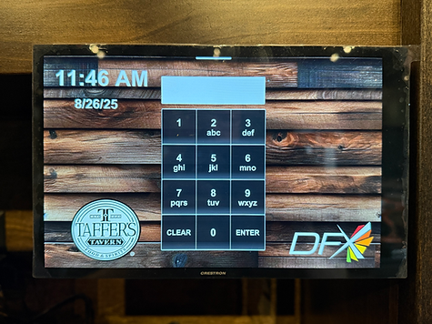 Taffer's Tavern Control Panel