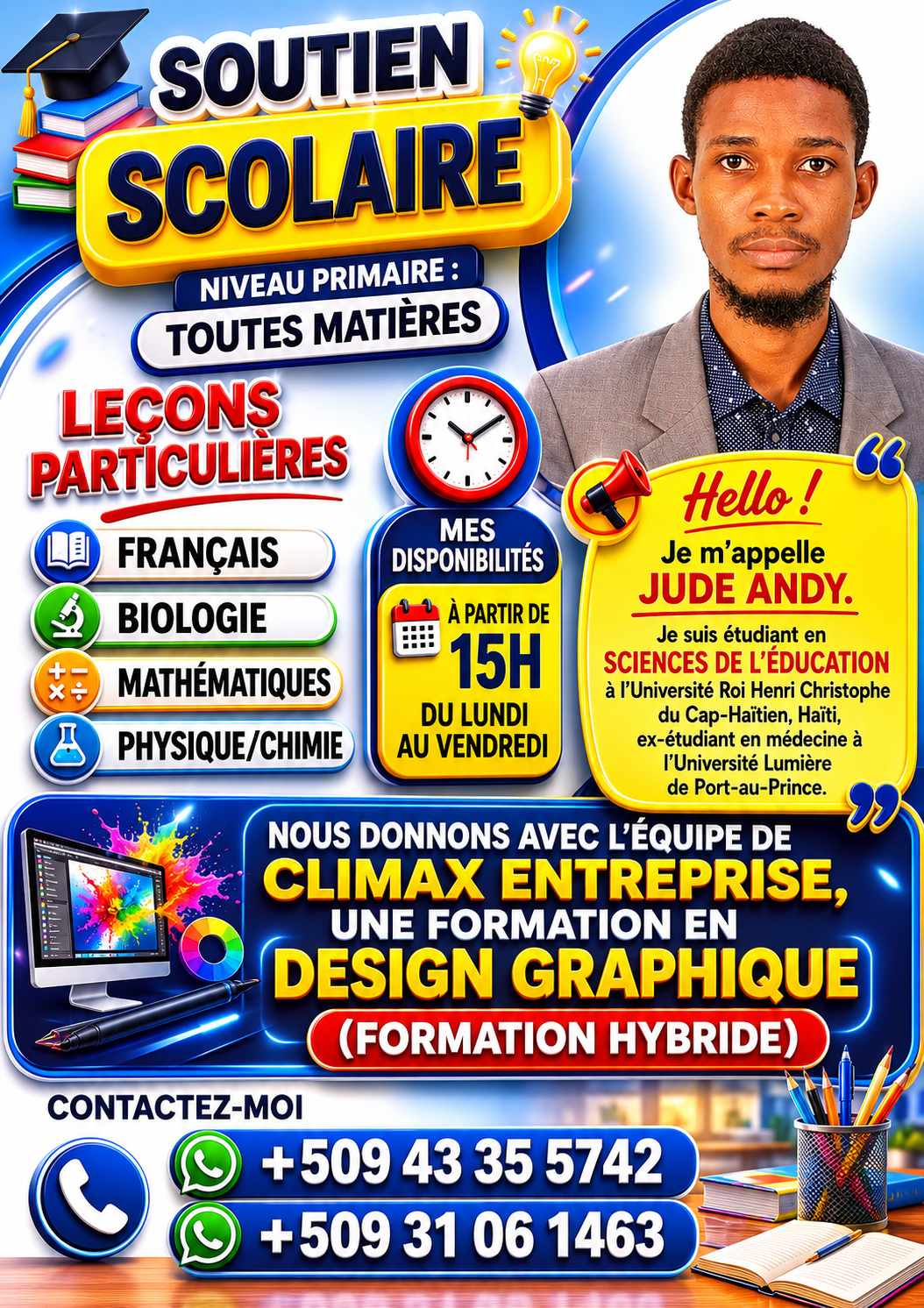 SERVICE DE DESIGN GRAPHIQUE DE CLIMAX ENTREPRISE 