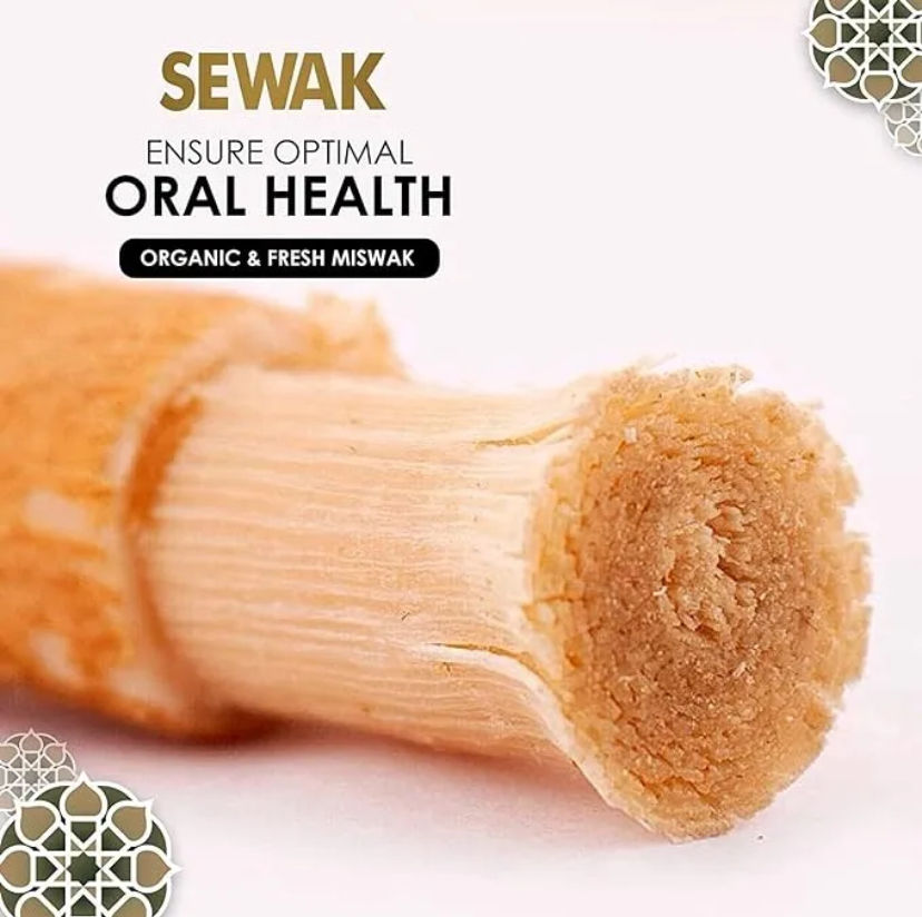 Thumbnail: Sewak Natural Miswak Toothbrush (Pack of 2)