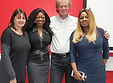 The BIPADA Certificate of Excellence judging panel; Lindsey Parslow, Patti Boulaye, David Browne & Prof Dr Doirean Wilson