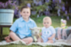 Babydoll Southdown Easter photo shoot
