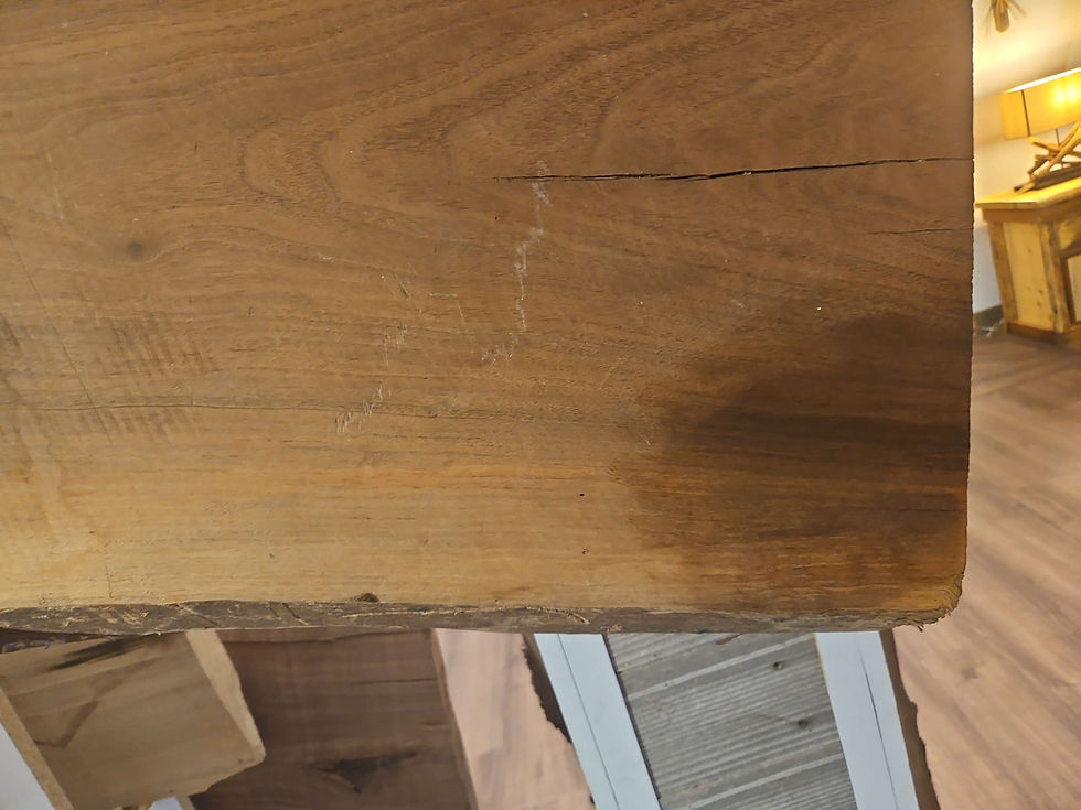Thumbnail: Black Walnut Civil War “Witness Tree” Slab (178” x 32”-44” x 2.25”)