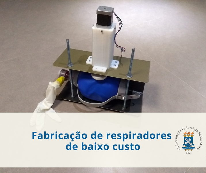 Projeto da UFSM desenvolve respiradores de baixo custo