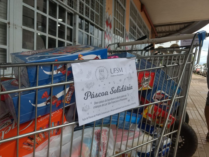 Campanha de Páscoa arrecadou doces para entidades de Frederico Westphalen