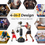 Thumbnail: Boxing Speed Trainer with 360° Spinning Bar and Dual Boxing Speed Balls