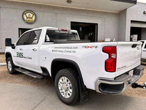 BMS Heavy Cranes fleet graphics