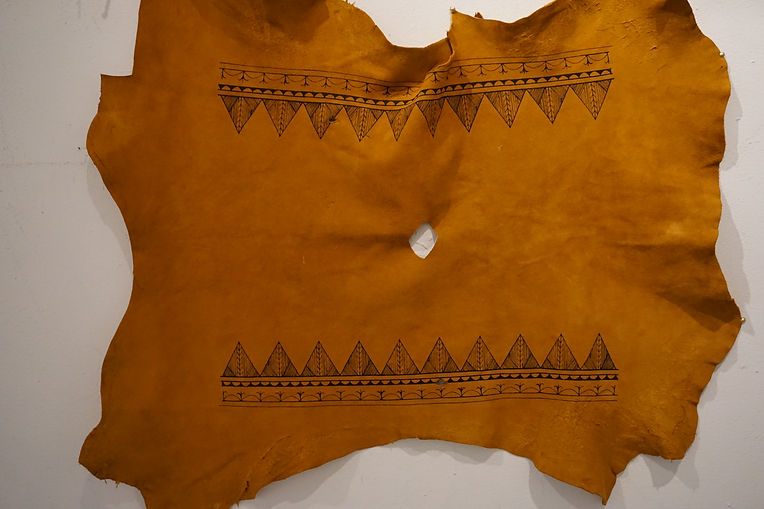 Maracle, Jodi Lynn_Buckskin Yoke_Indian Giver.JPG