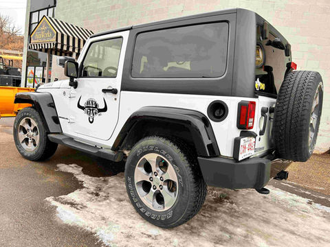 Mike's Meats vehicle decal