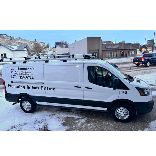Plumbing & Gas Fitting van with fleet decals