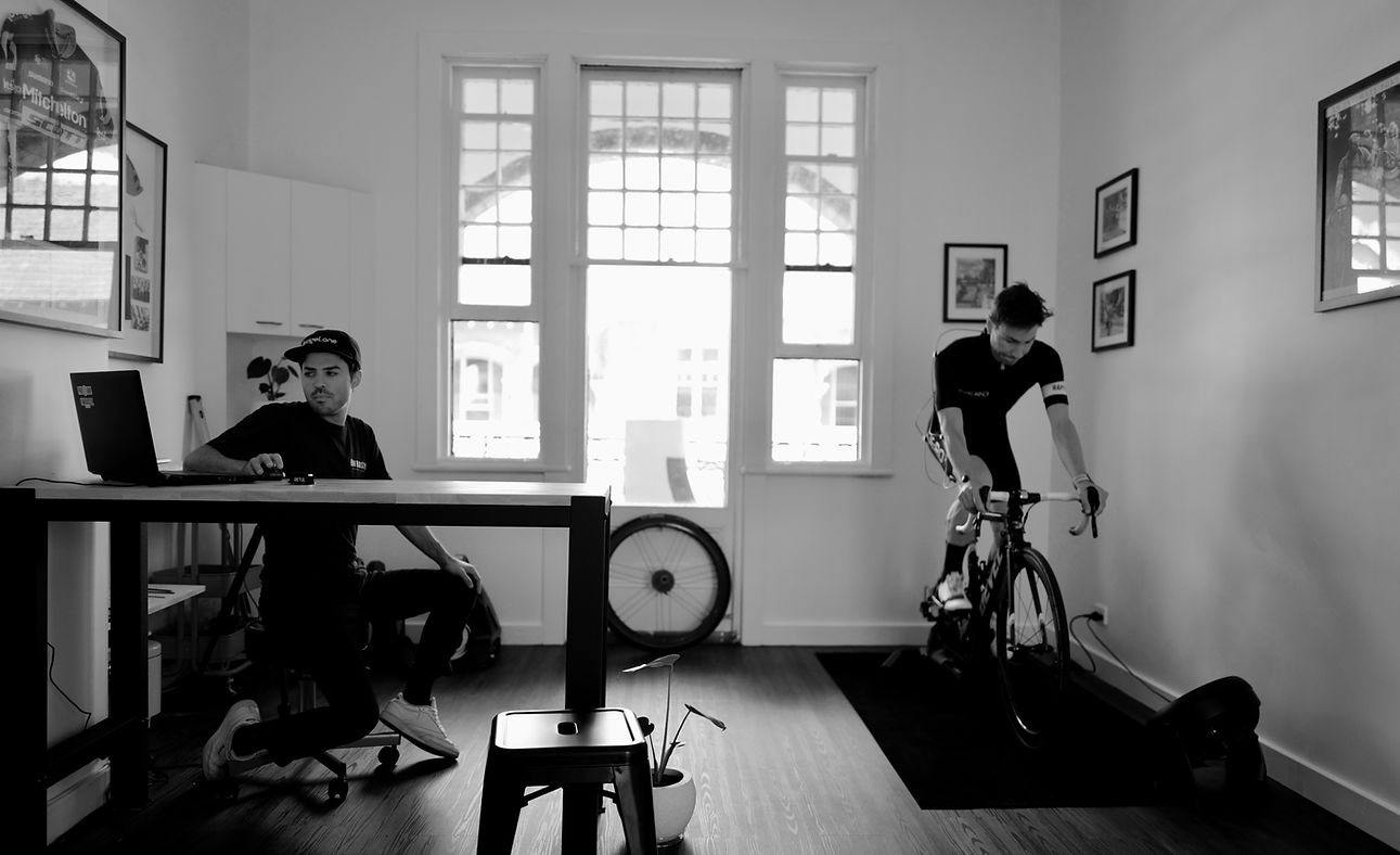 Chris Miller Getting A Bike Fitting By Best Bike Fitter Tom Petty