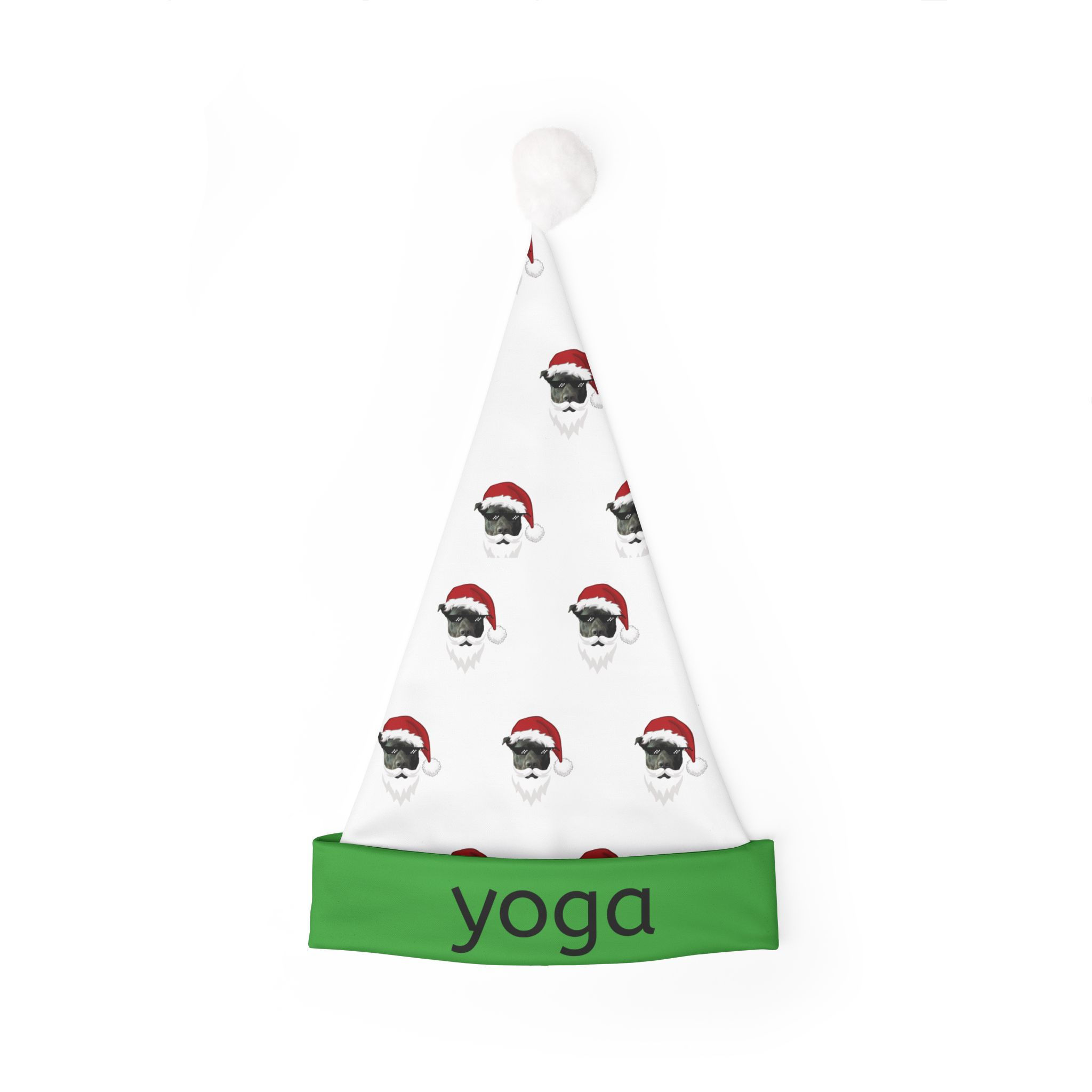 Yoga Santa Hat