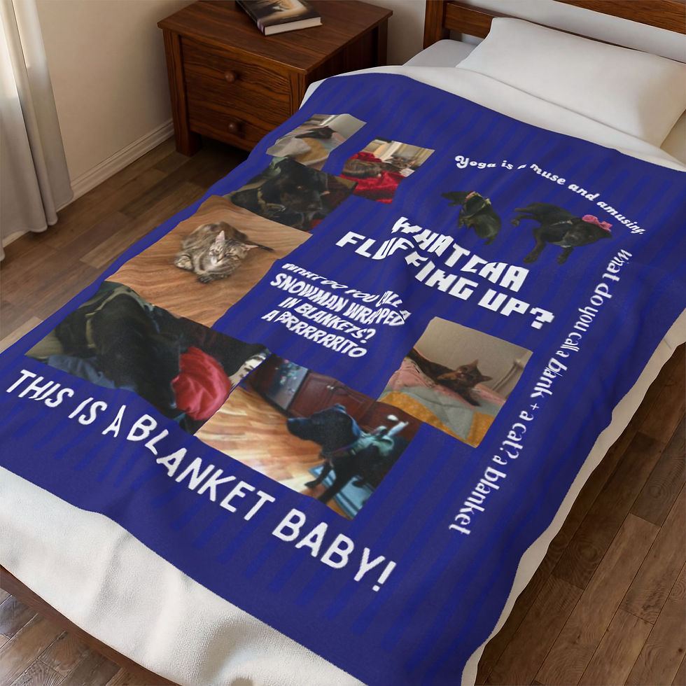 Thumbnail: Yoga & Azalea Velveteen Plush Blanket