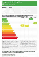 energy certificate sample