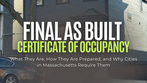 Final As-Built Plans and the Certificate of Occupancy in Massachusetts Cities
