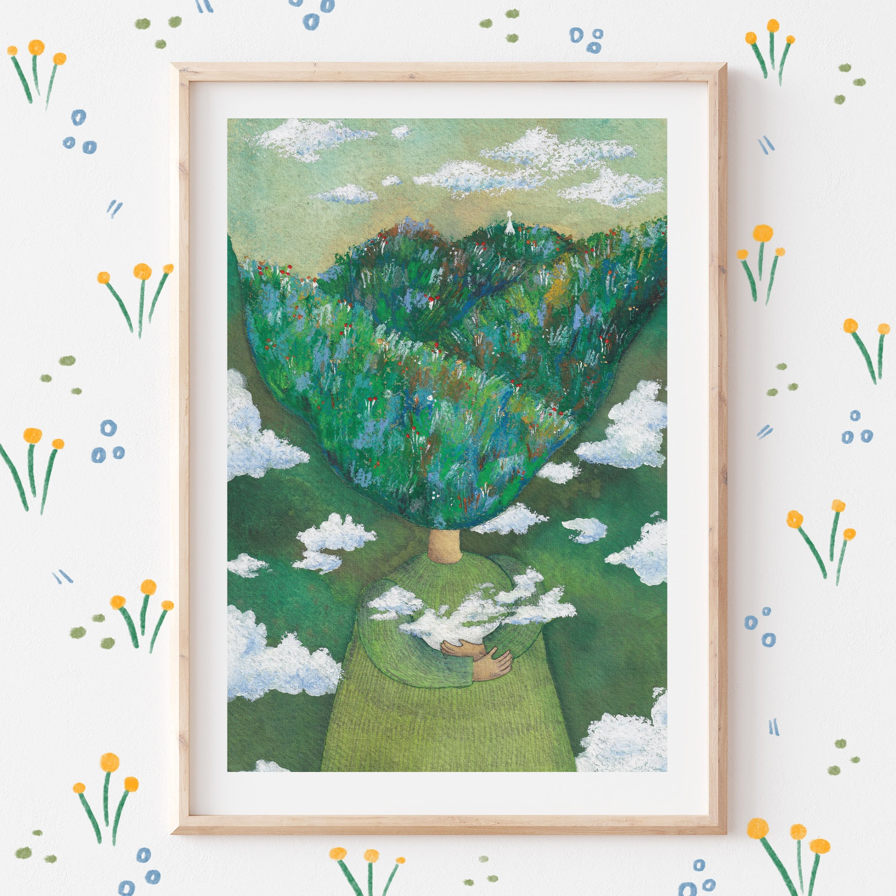 They who hugged the clouds:Peak district｜Art print