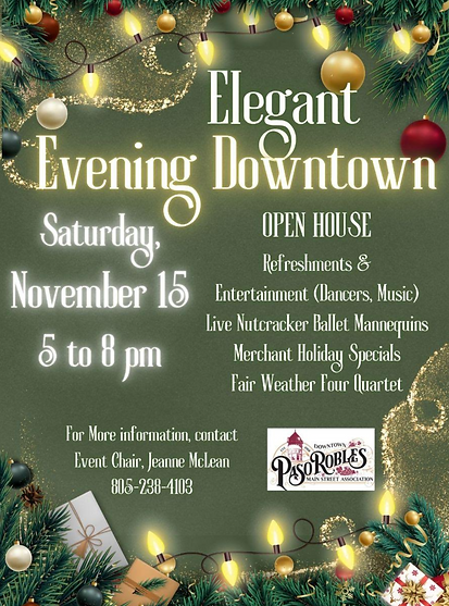 Elegant Evening in Paso Robles. 