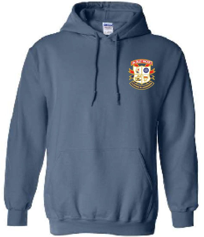 Dilley Wackers Hoodie Sweatshirt Gold