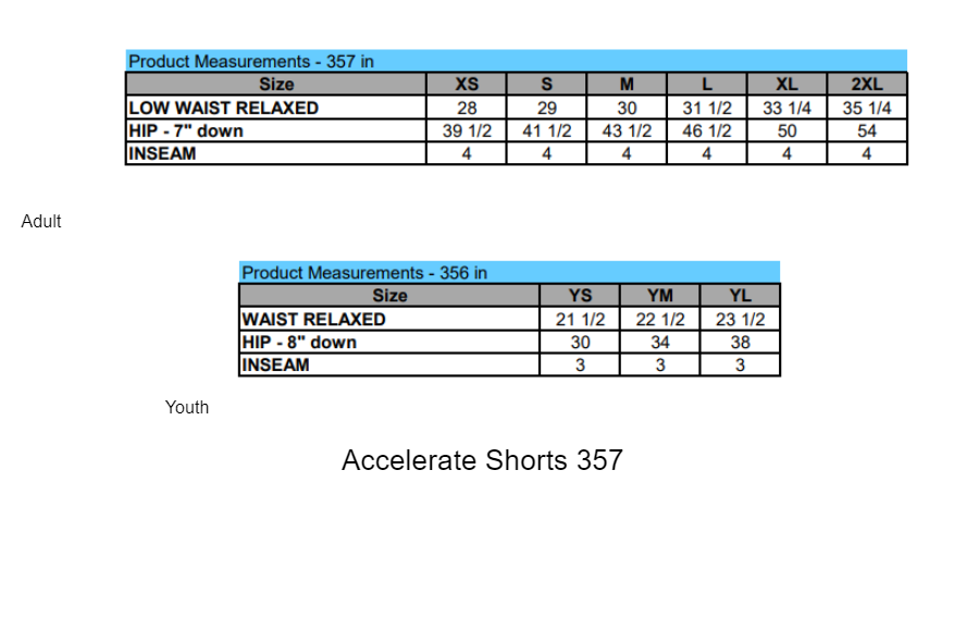 Thumbnail: GWMS Cheer Accelerate Shorts