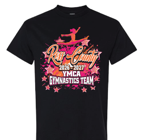 Ross County YMCA Gymnastics Tee 2026