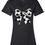 Thumbnail: Soccer Bow Tee Women's Relaxed V-Neck T-Shirt