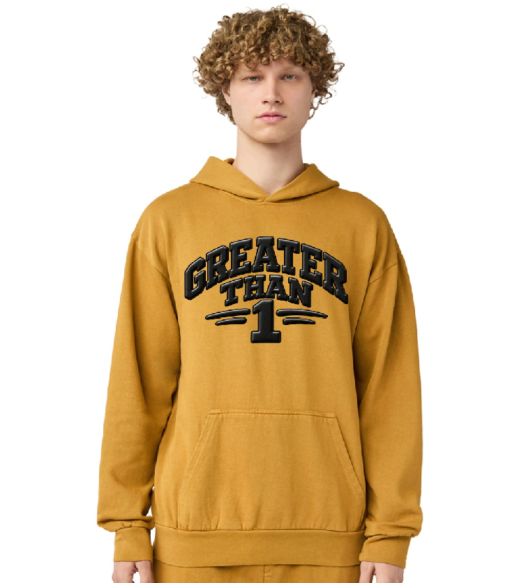 Greater Than One Hoodie Sweatshirt - Peanut Butter