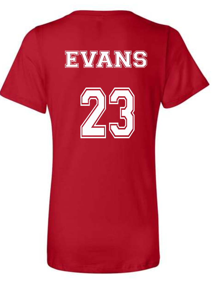 Miniatura: Arkansas Evans Ladies Vneck Tee