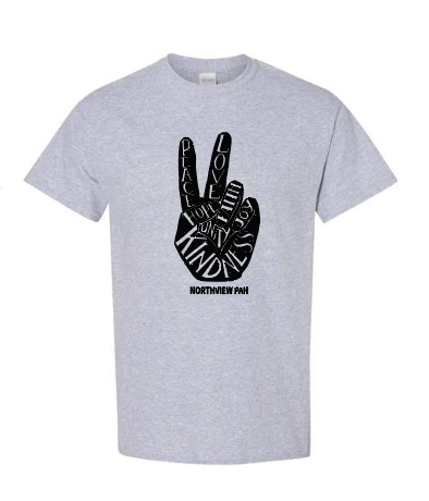 Thumbnail: Northview PAH Peace and Love Tee 2025