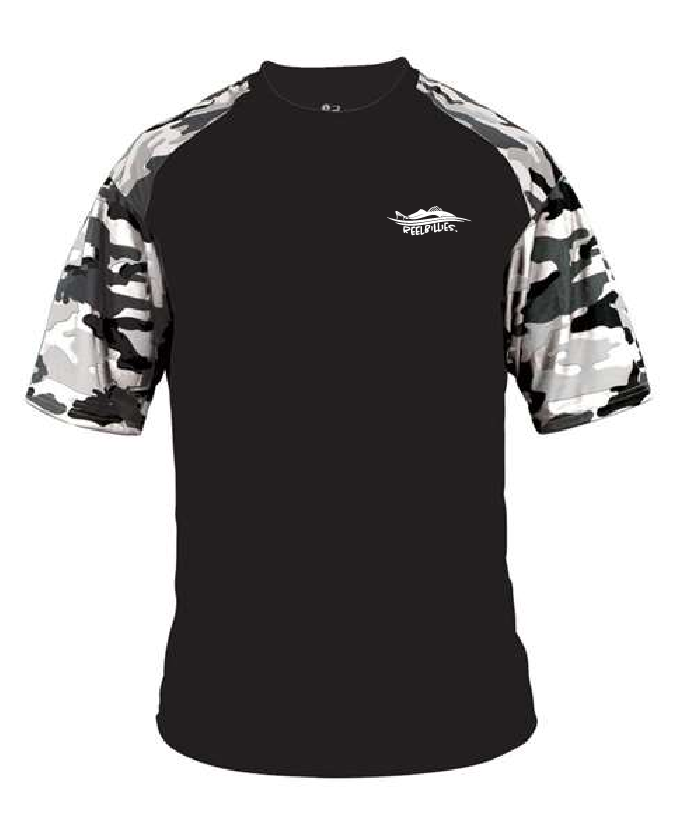 Miniatura: ReelBillies Camo Sport T-Shirt - LC Fin