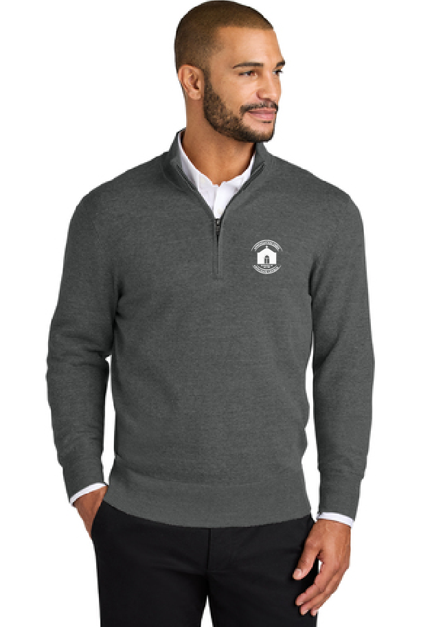 Miniatura: AGOC Easy Care 1/4-Zip Sweater