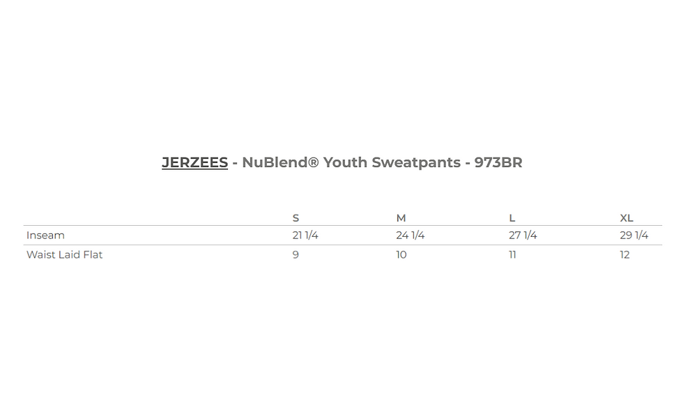 Miniatura: GWMS Cheer Youth Sweat Pants
