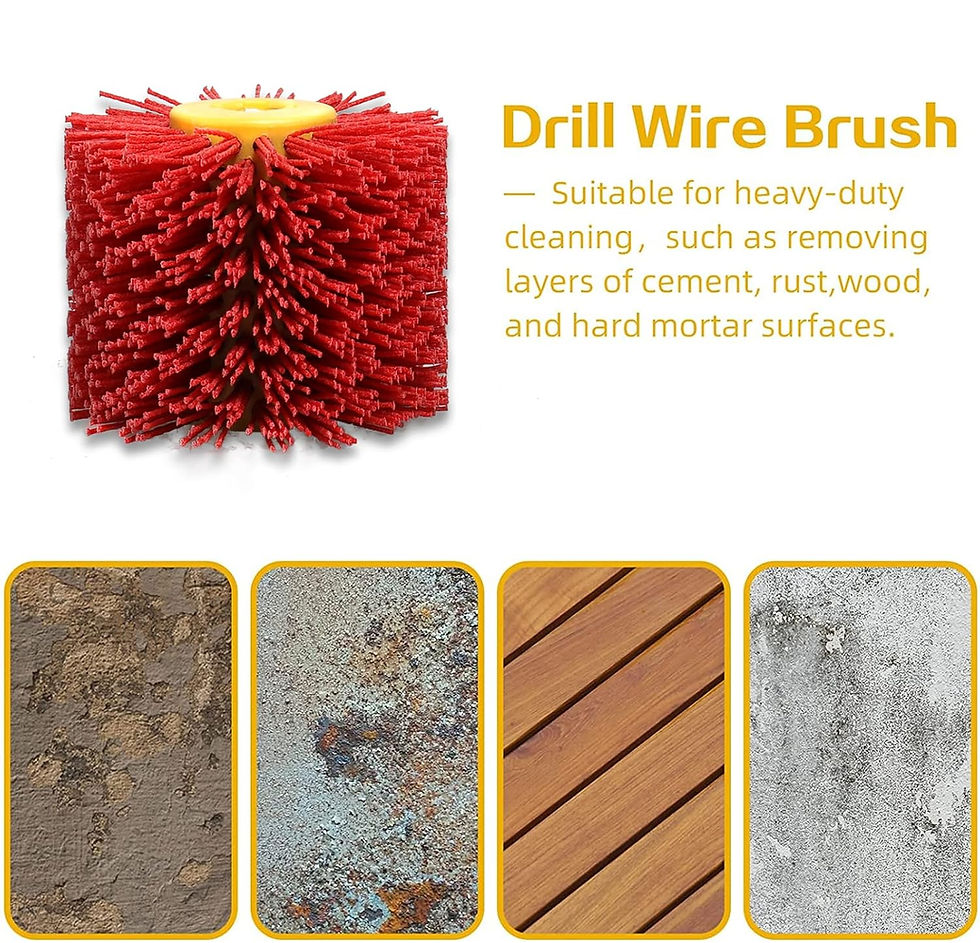 Thumbnail: 80 Grit Drawing Wheel Drum,Surface Conditioning Tool Drum,4.7" x 4" Burnishing 